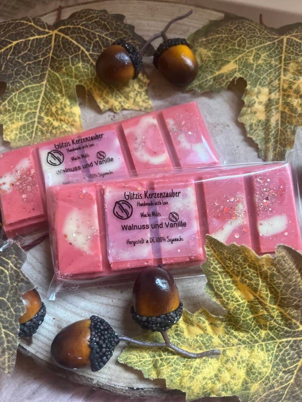 Walnuss und Vanille Wachs Melts