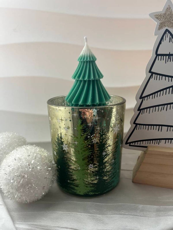 Golden Tree Candle