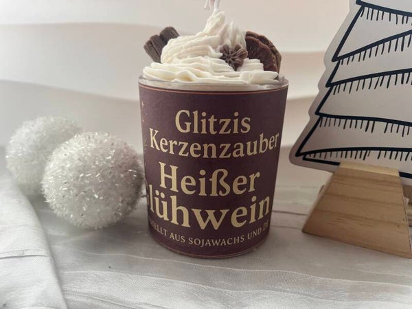 Heißer Glühwein Candle