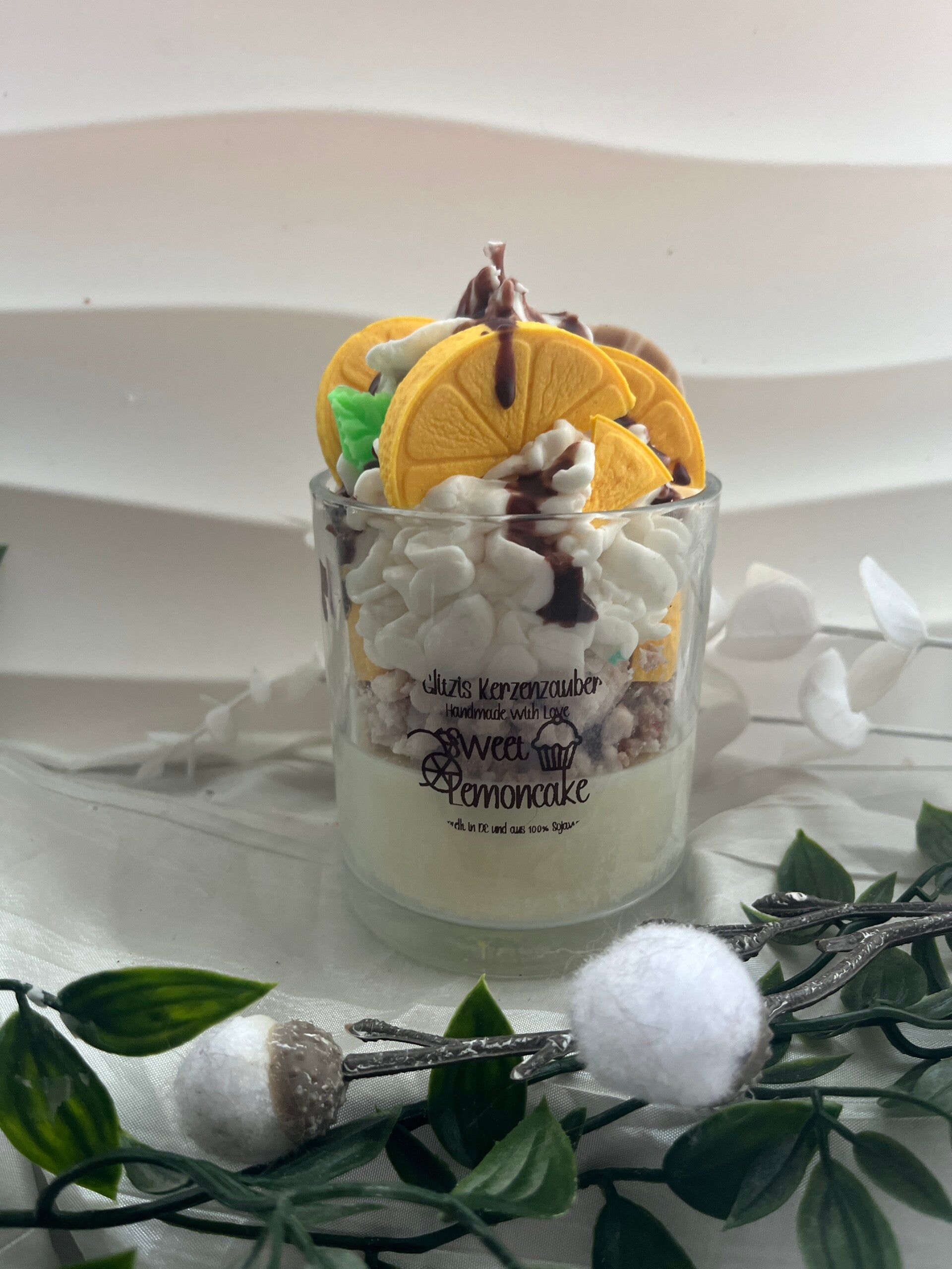 Sweet Lemoncake Kerze