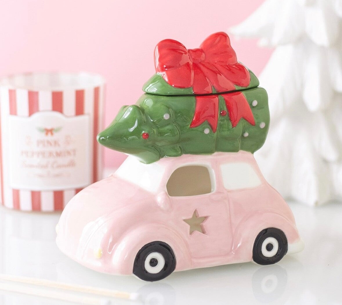 Pinkes Auto Duftlampe