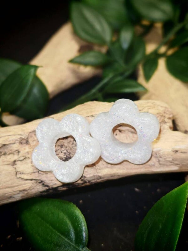 Pampilles Emma blanche à pailettes