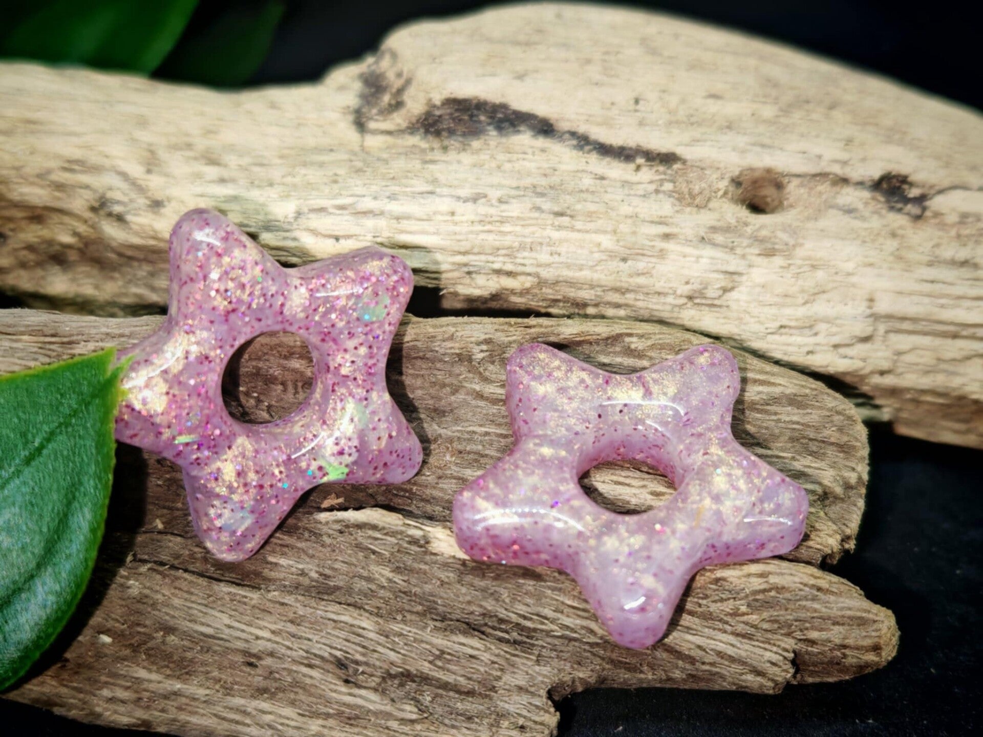 Pampilles Filia rose pale nacrées