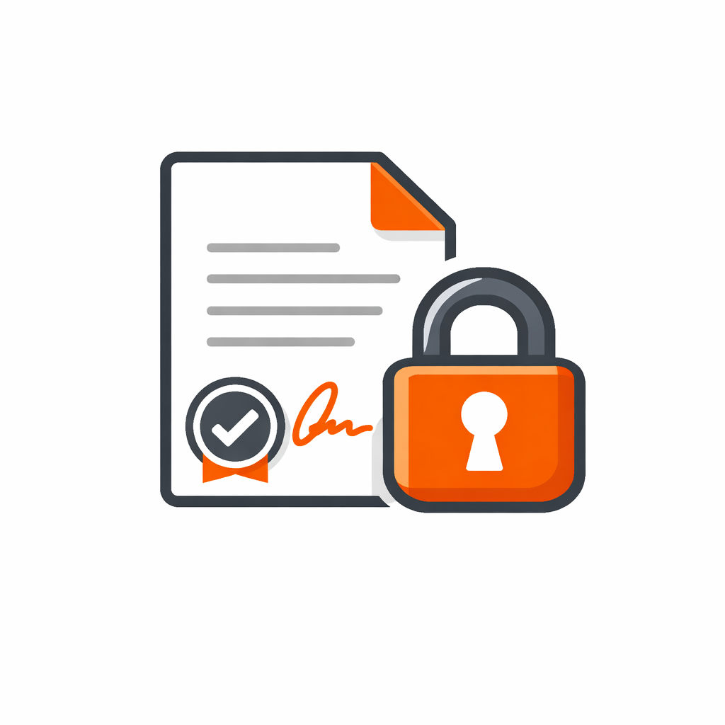 Mentions légales AC ELEC HABITAT – document et cadenas protection des données.