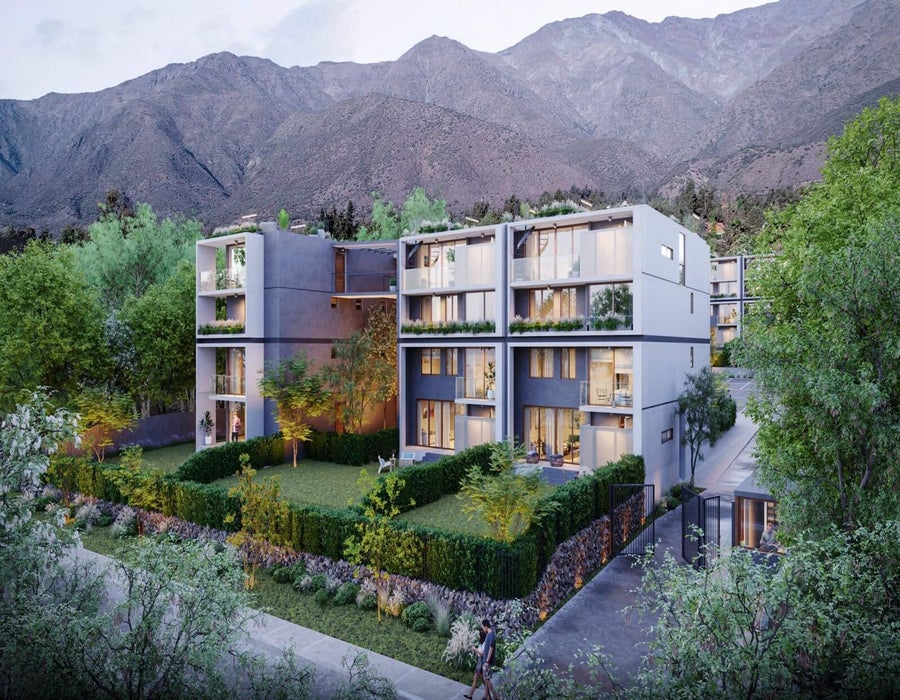 Edificio Mirador Las Pircas, obra de ENCON en Peñalolén