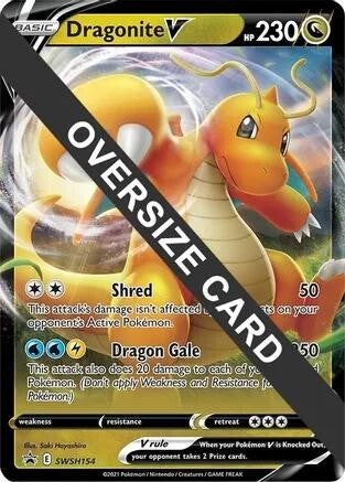 Dragonite V SWSH154 Promo Kaart