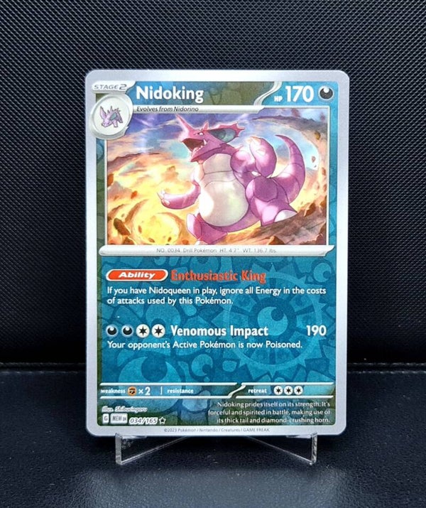 Nidoking Reverse Holo 034/165 MEW 151
