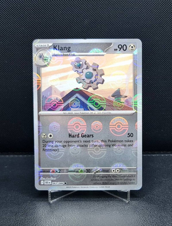 Klang Pokeball 062/086 Black Bolt