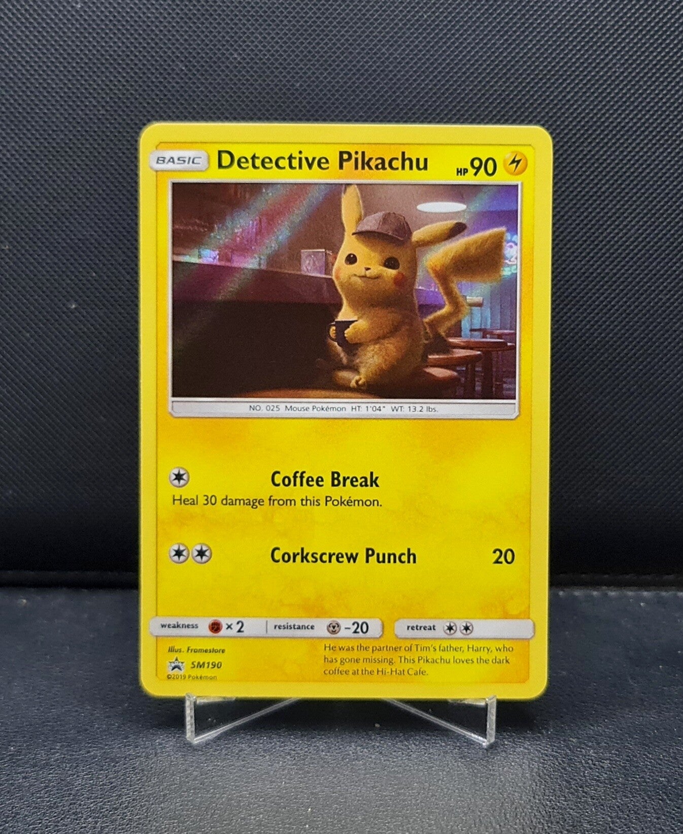Detective Pikachu Holo SM190 2019