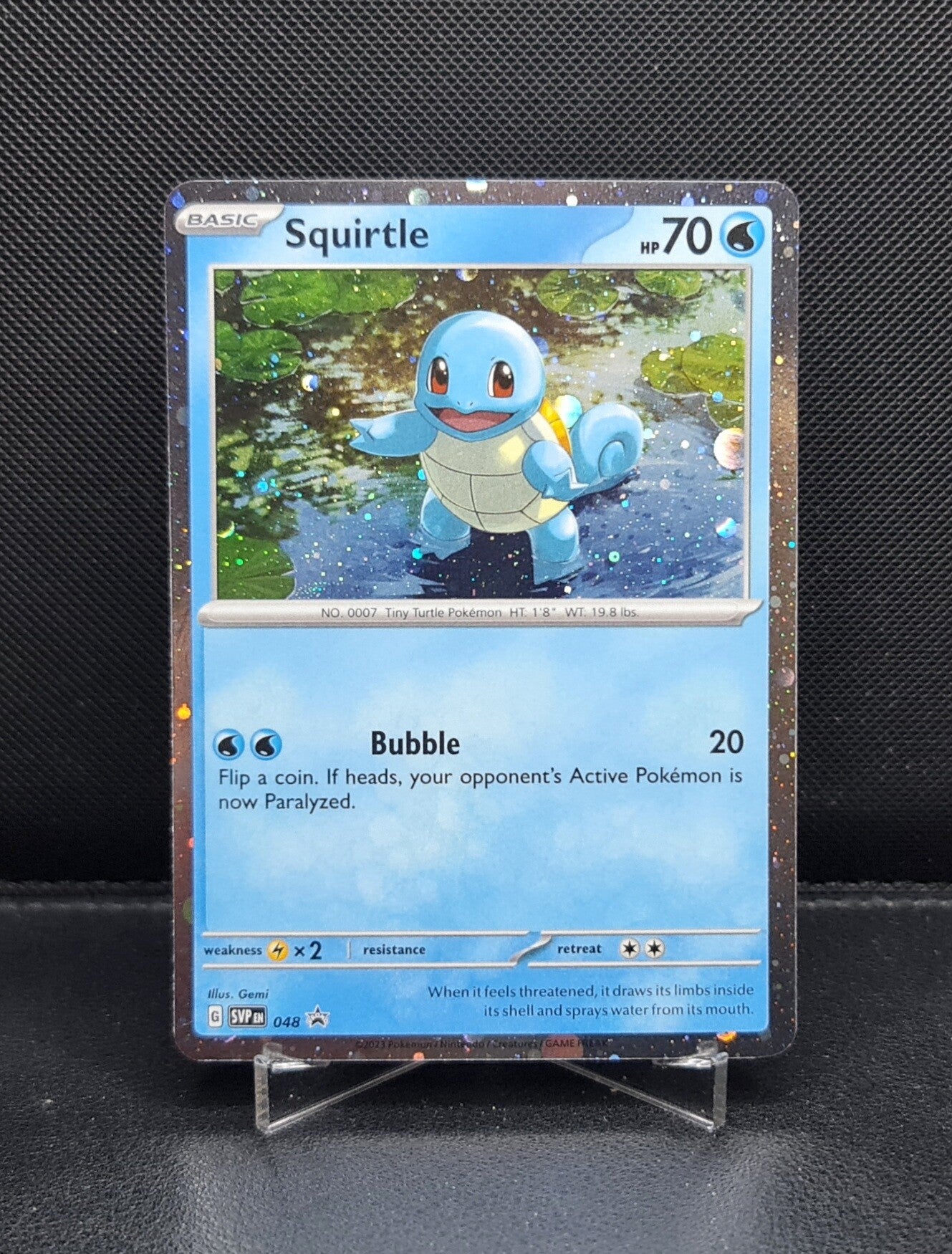 Squirtle Cosmos Holo SVP048