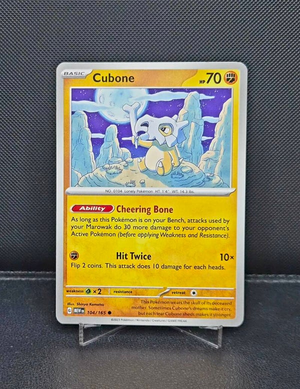 Cubone 104/165