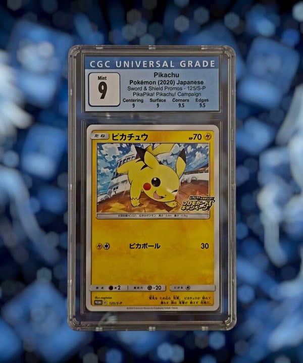 CGC 9 Pikachu 125/S-P Promo kaart 2020