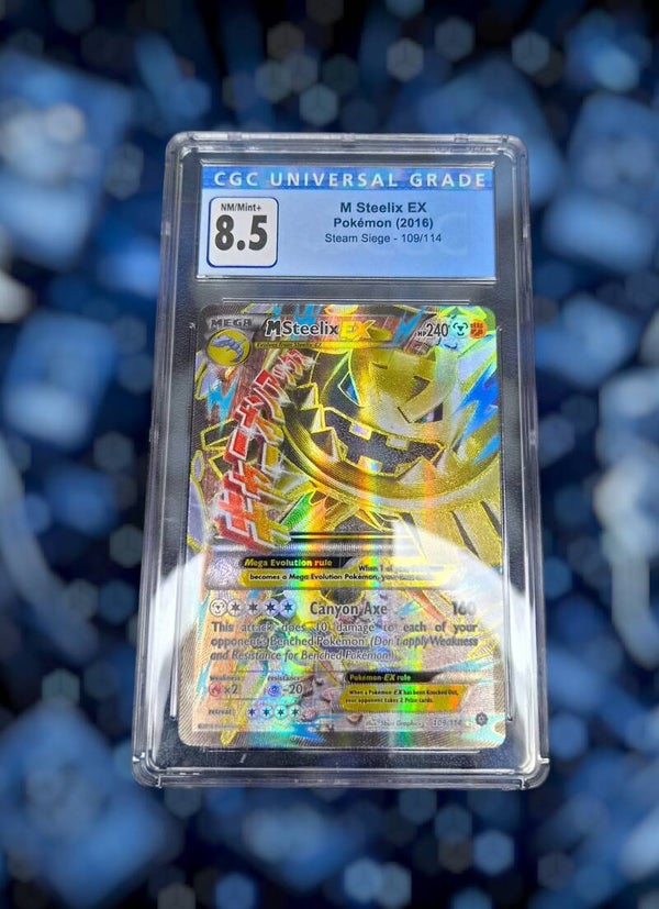 M Steelix EX 109/114 Steam Siege 2016 CGC 8.5