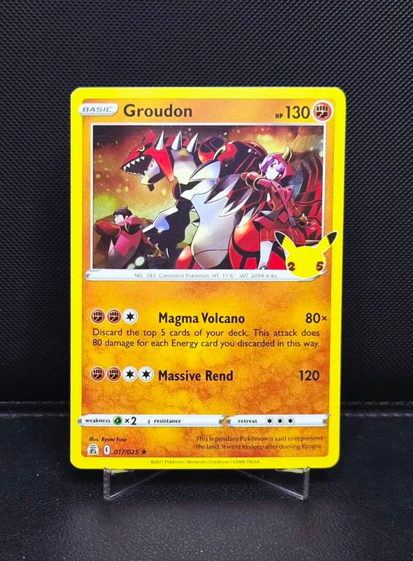 Groudon Holo 017/025