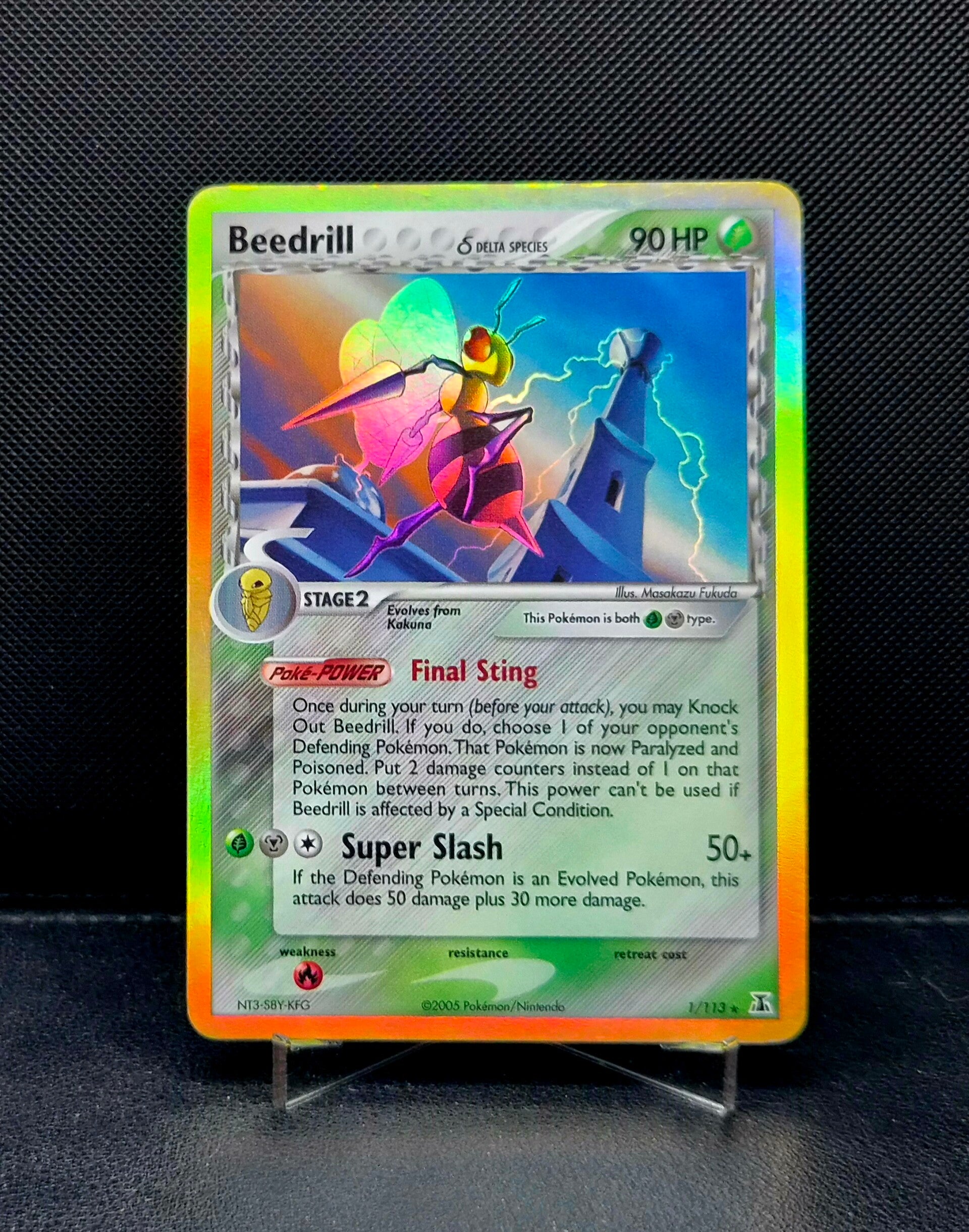 Beedrill Holo 1/113 EX Delta Species 2005