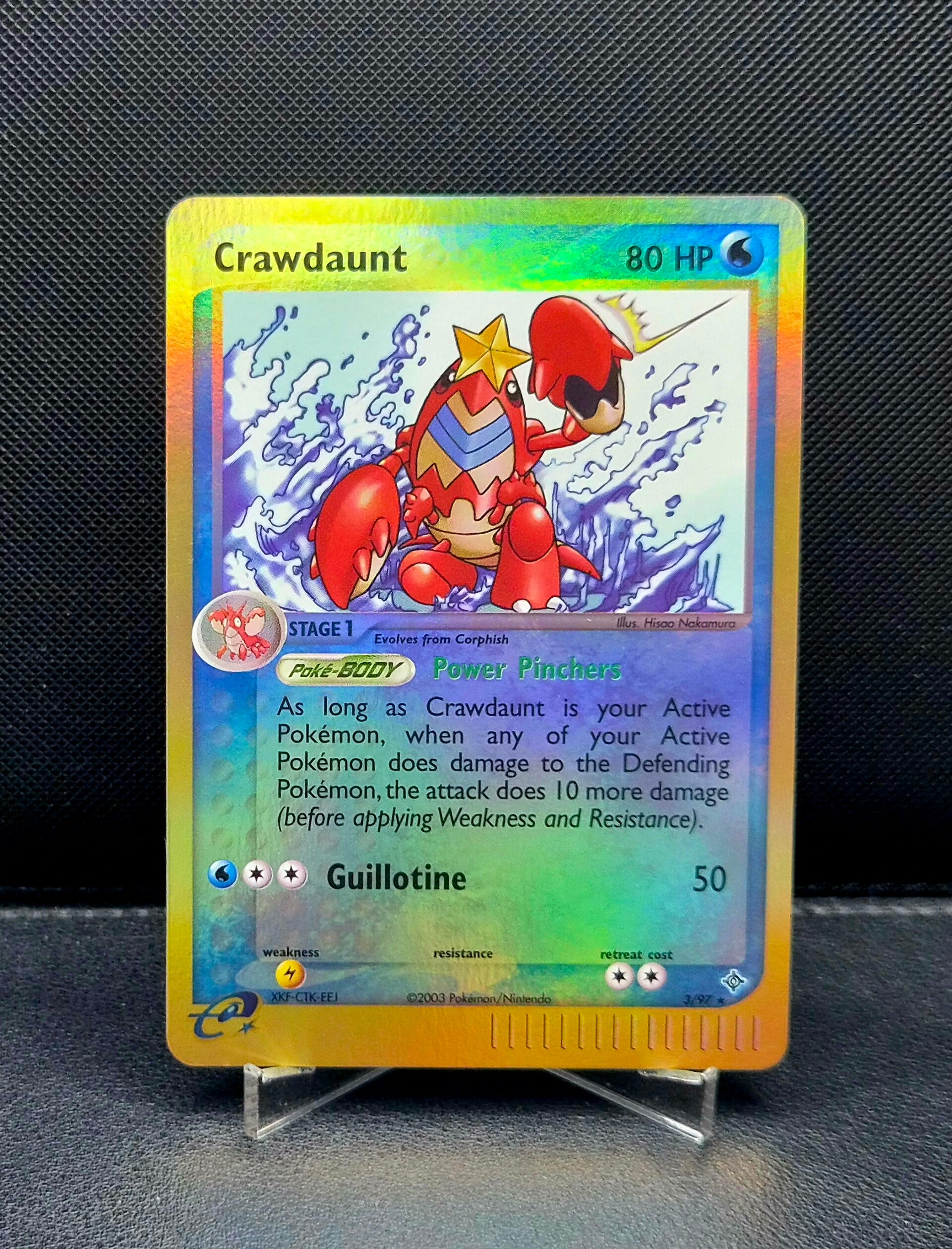 Crawdaunt Reverse Holo 3/97 EX Dragon 2003
