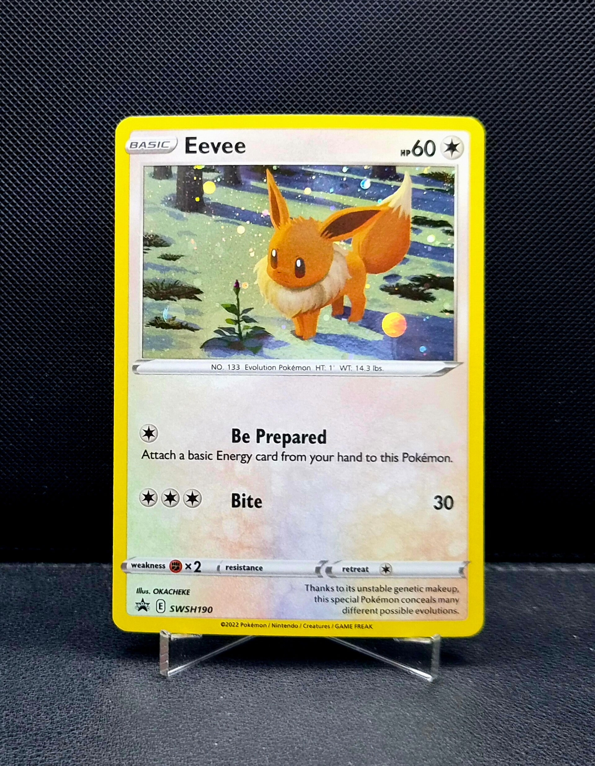 Eevee Cosmos holo SWSH190 2022