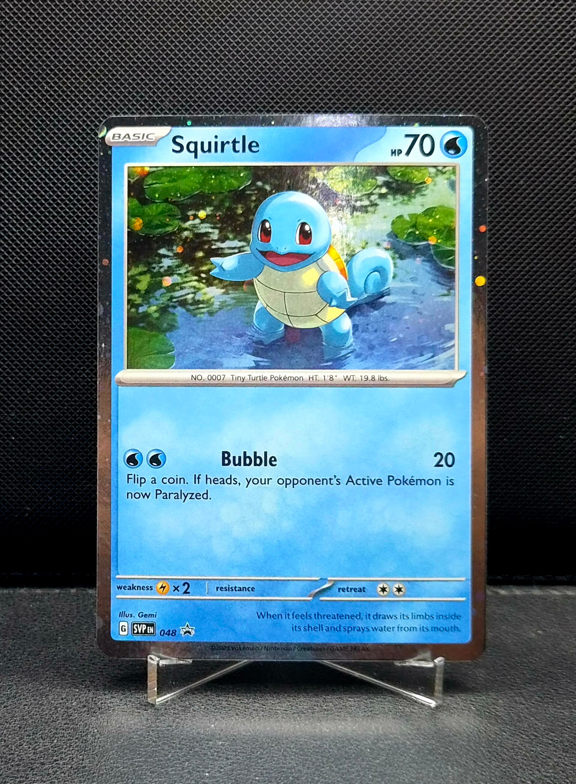 Squirtle Cosmos Holo SVP048