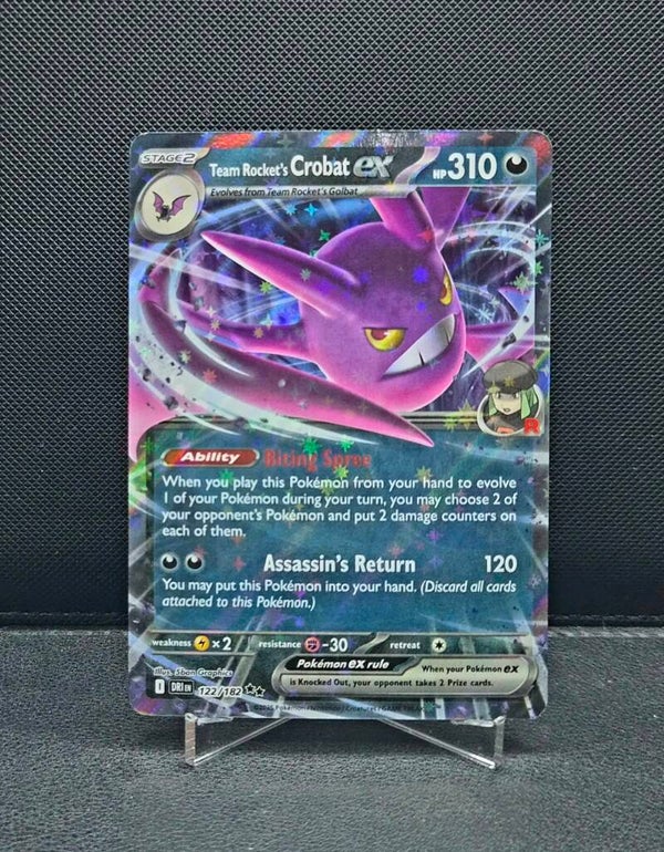 Team Rocket's Crobat EX 122/182