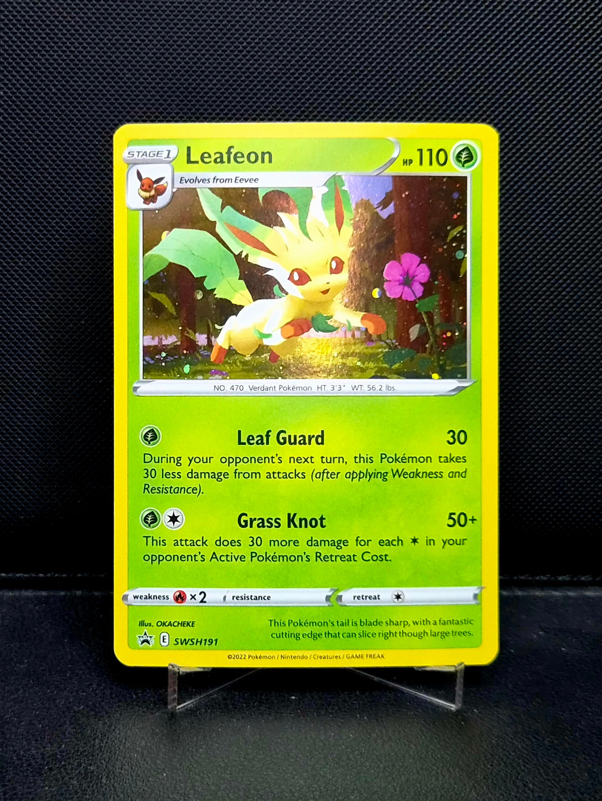 Leafeon Cosmos holo SWSH191 2022