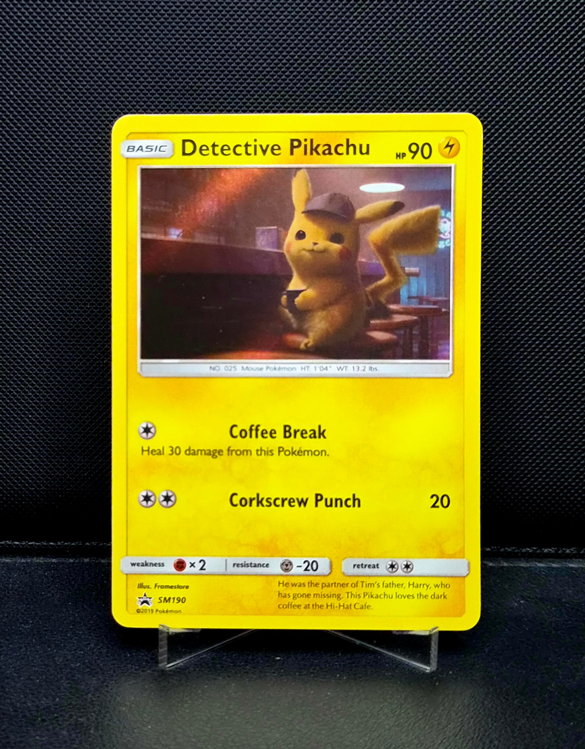 Detective Pikachu Holo SM190 2019