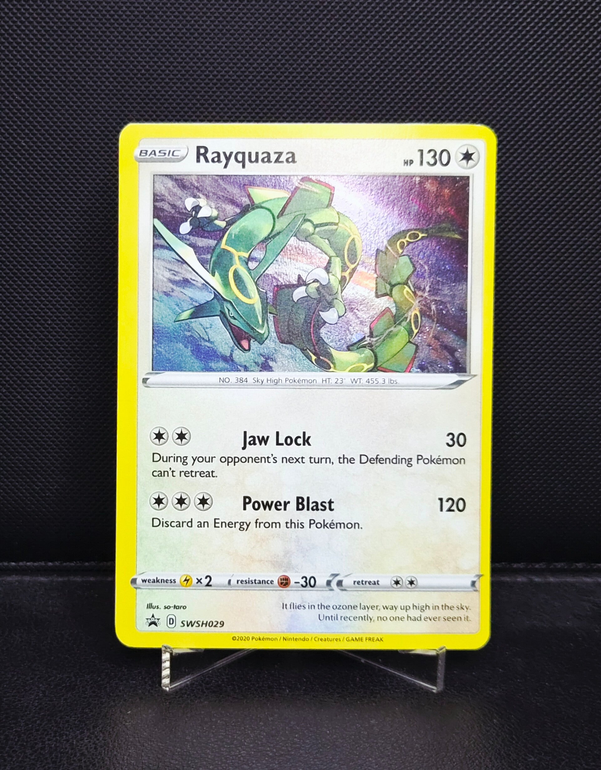 Rayquaza Cosmos holo SWSH029 2020