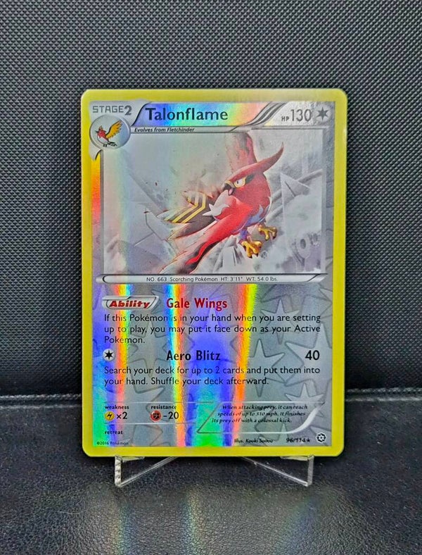 Talonflame Reverse holo 96/114 Steam Siege 2016