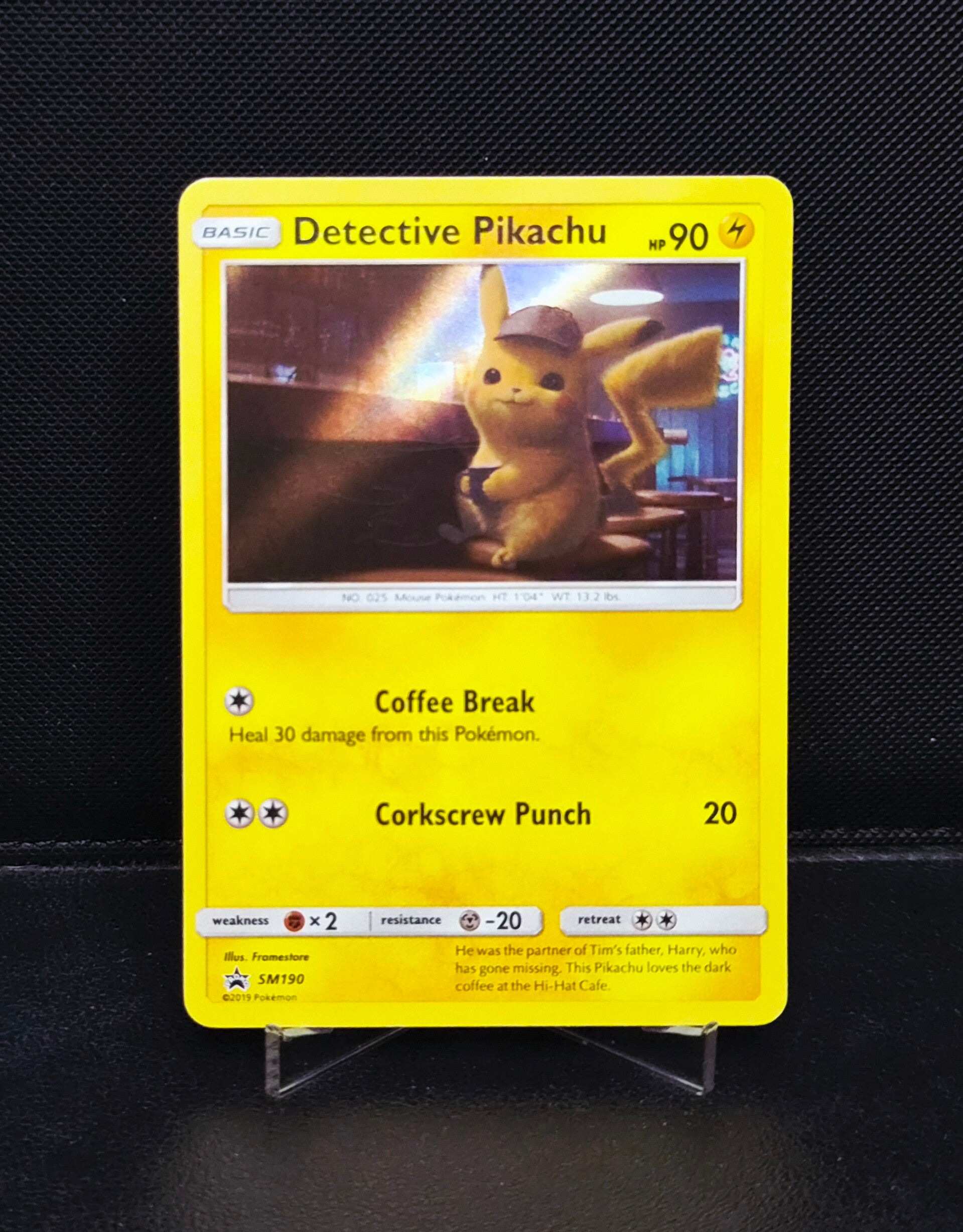 Detective Pikachu Holo SM190 2019