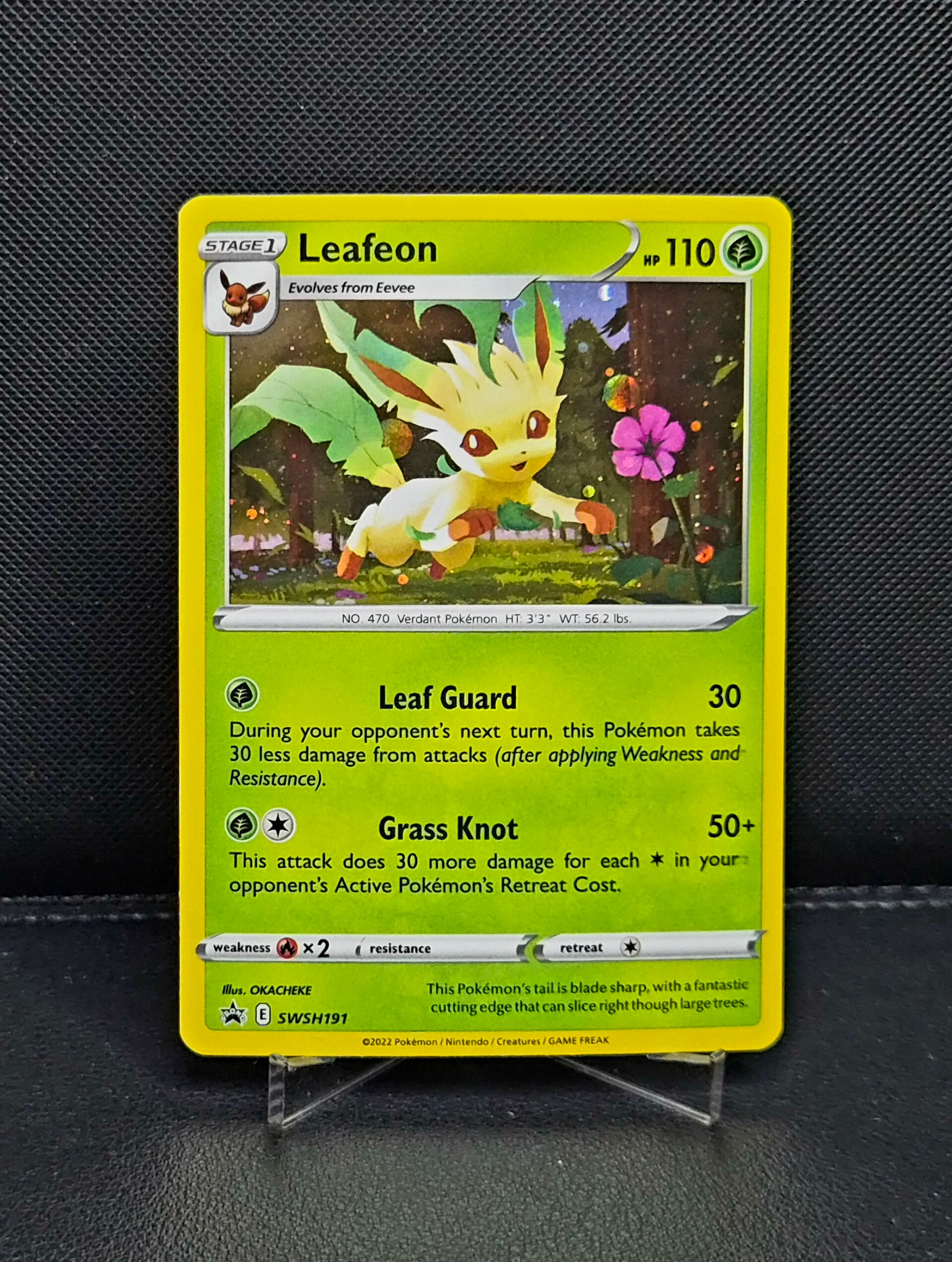 Leafeon Cosmos holo SWSH191 2022