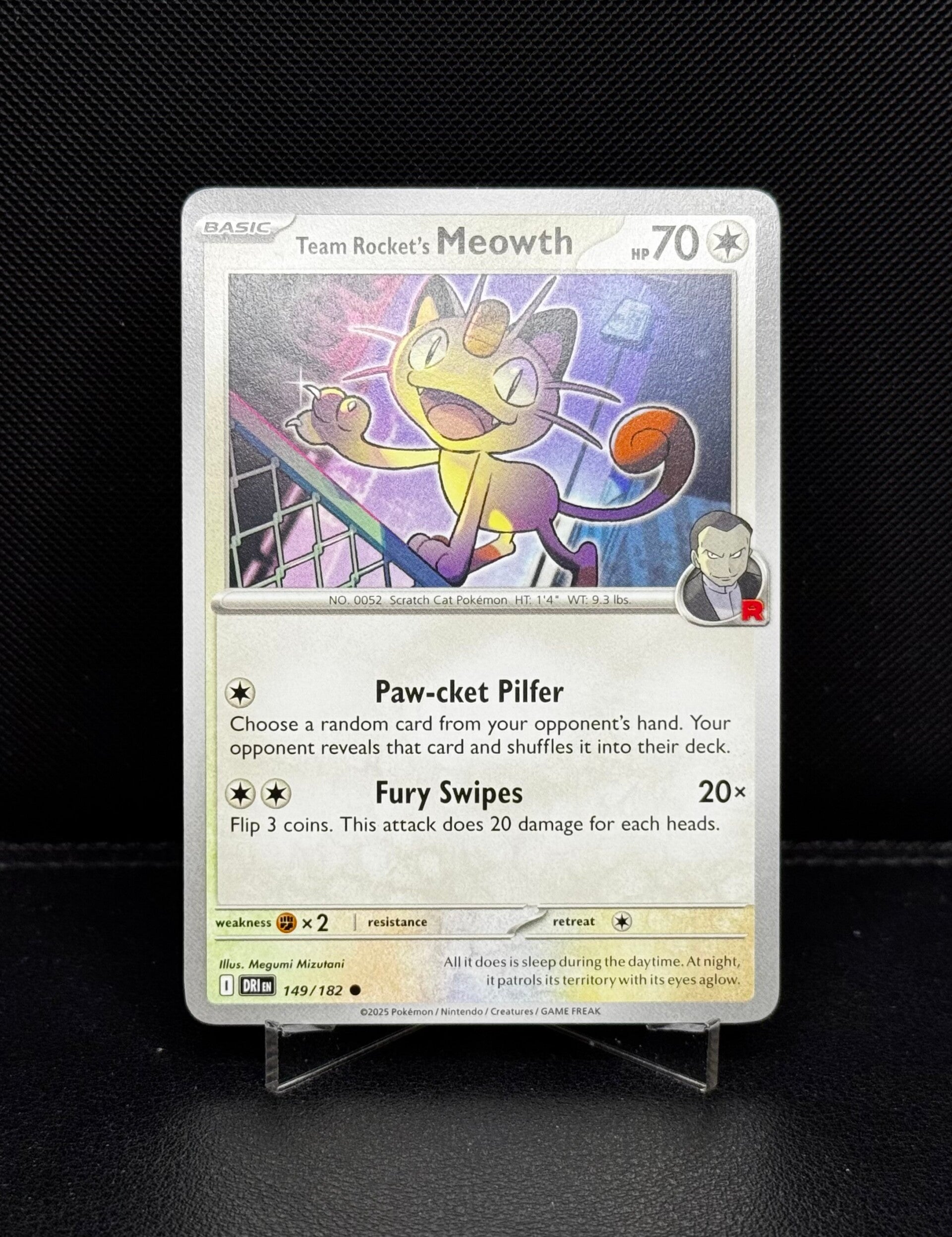 Team Rocket’s Meowth 149/182
