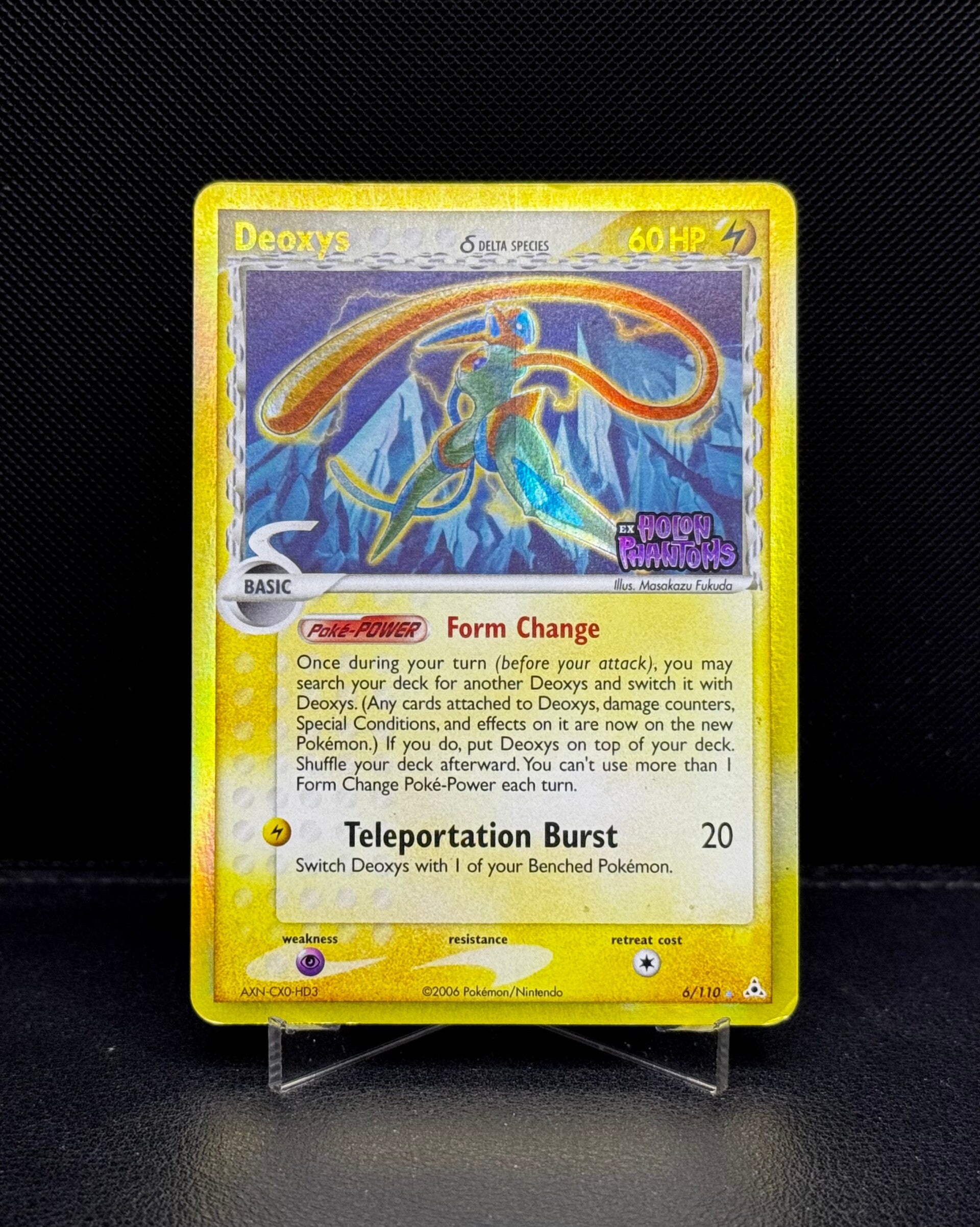 Deoxys STAMP 6/110 EX Holon Phantoms 2006