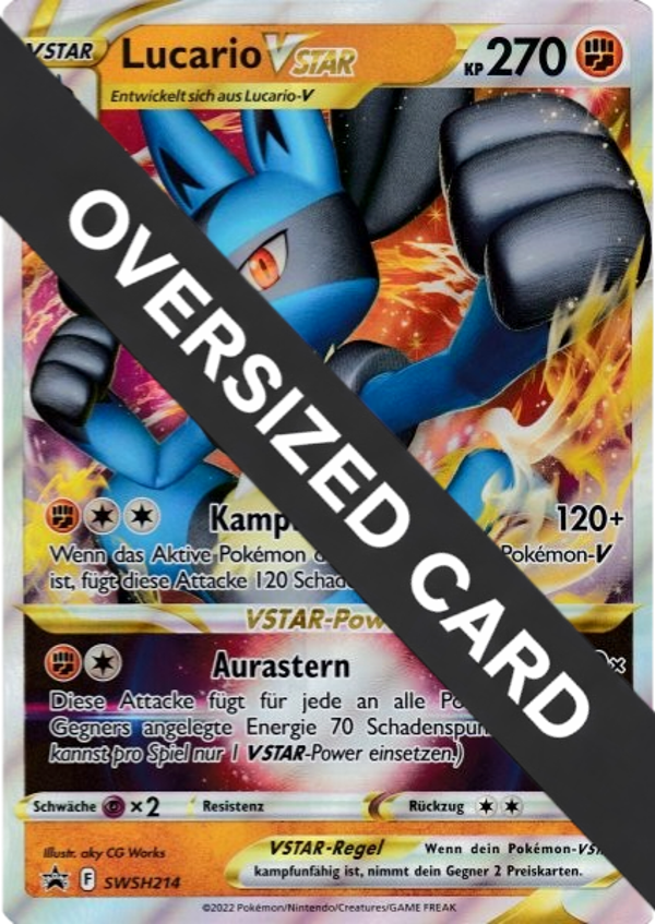 Lucario VSTAR SWSH214 Promo kaart
