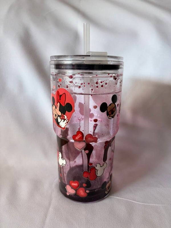 💖 Minnie & Mickey Lava Lamp Effect Tumbler ❤️✨