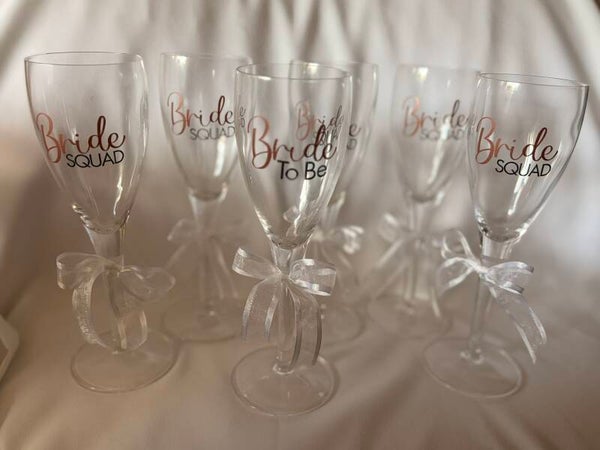 Personalised Champagne Flutes – Perfect for Any Occasion 🥂Set of 6