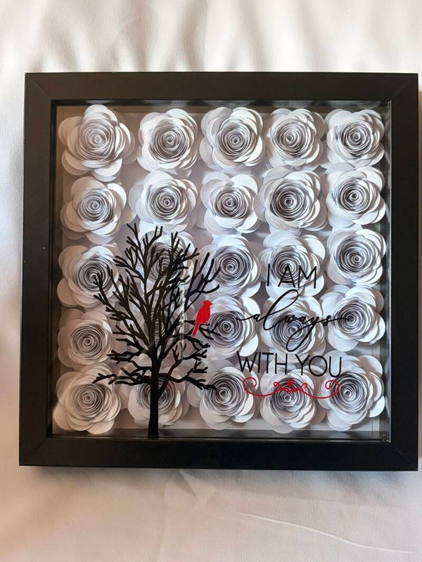 Shadow Box – “I Am Always With You” Cardinal Keepsake