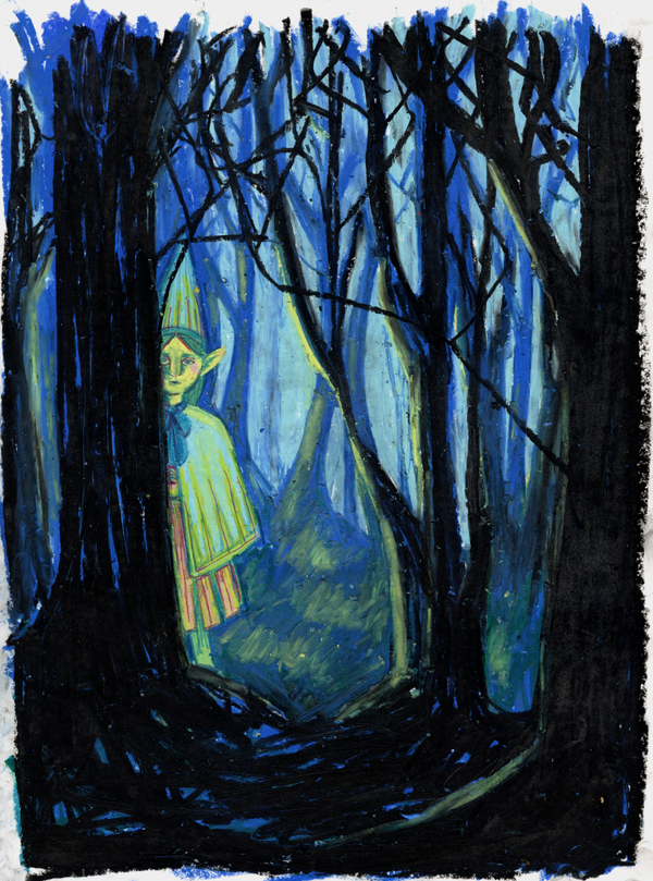 Fairy In The Forest Print