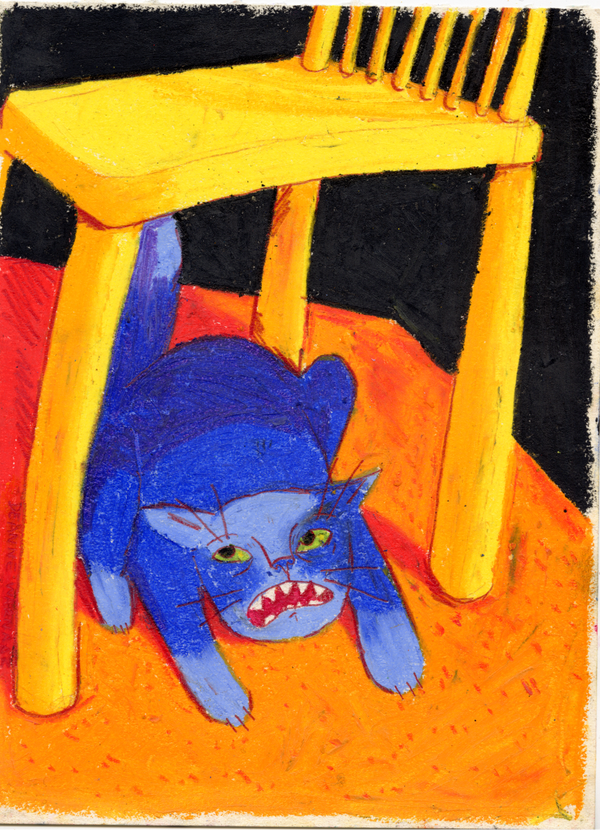 Scardey Cat Print