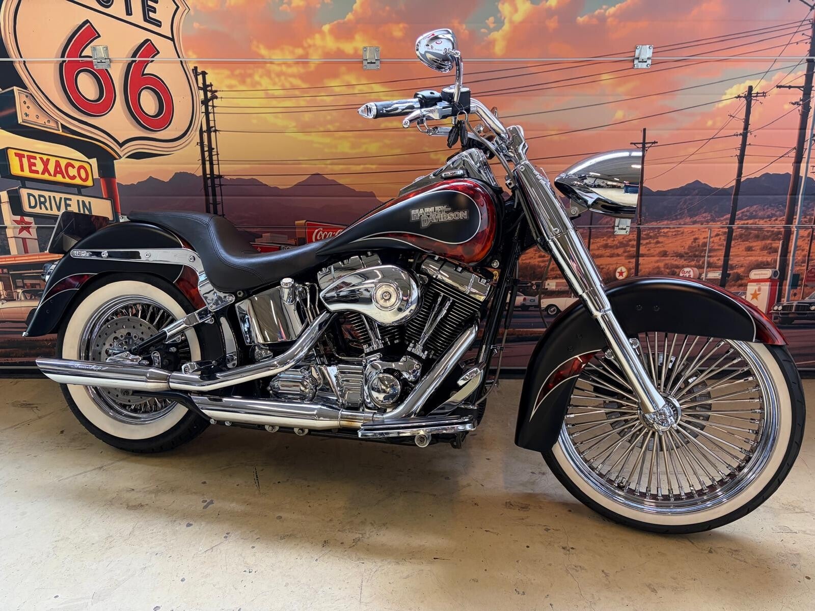 Harley Davidson FLSTCI Heritage NL gel. 27d km!! bigspoke's SHOWBIKE!