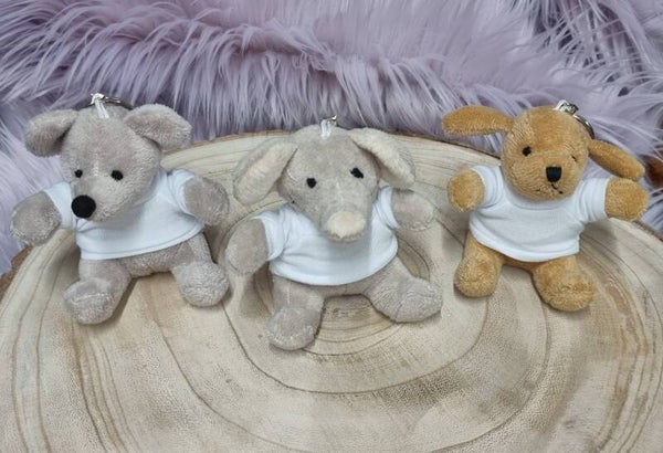 Pluche sleutelhanger