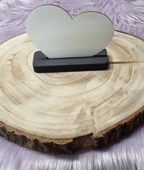 Hart op zwart voetje