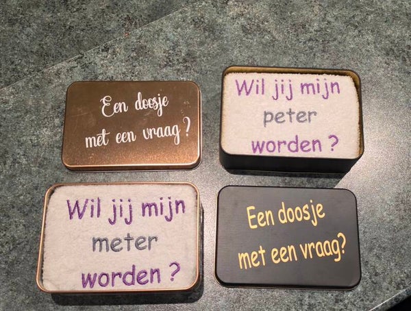Doosje met een vraag