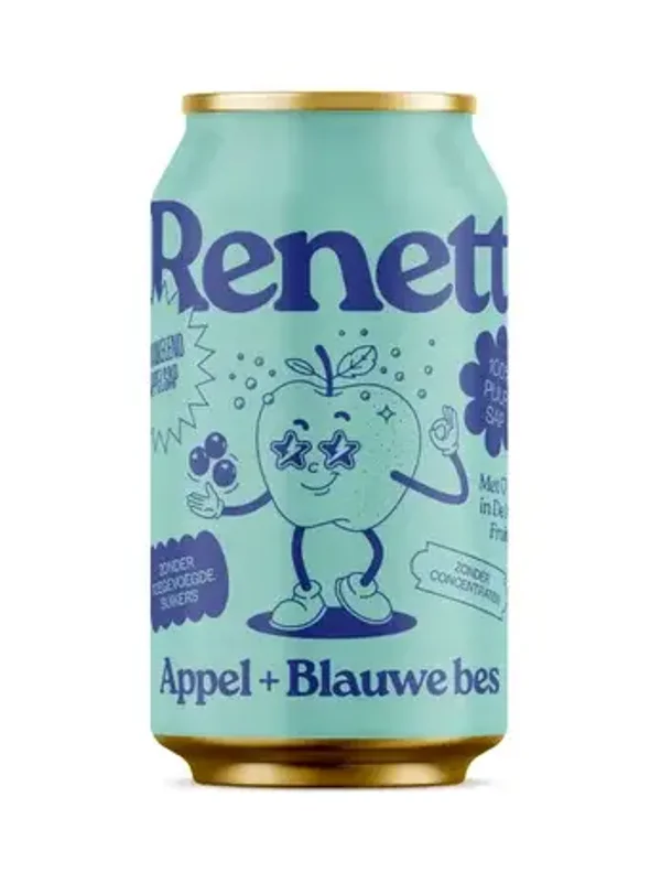 Appel + Blauwe bes
