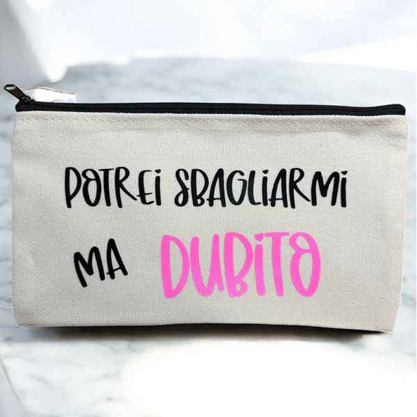 Astuccio/pochette in cotone