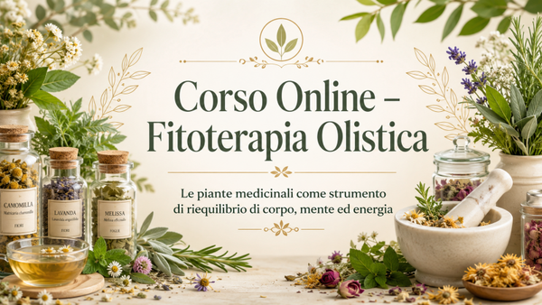 Corso  Fitoterapia Olistica Le piante medicinali come strumento di riequilibrio di corpo, mente ed energia