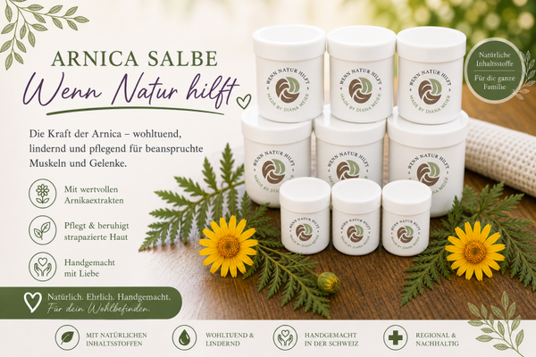 Arnica-Salbe 100g : Zur Behandlung von Prellungen, Zerrungen, Quetschungen und Blutergüssen