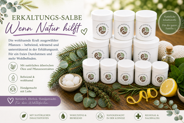Erkältungs-Salbe 100g: Lindert Symptome wie Schnupfen und Husten