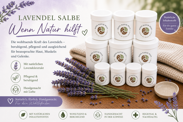 Lavendel-Salbe 100g: Beruhigend, fördert den Schlaf