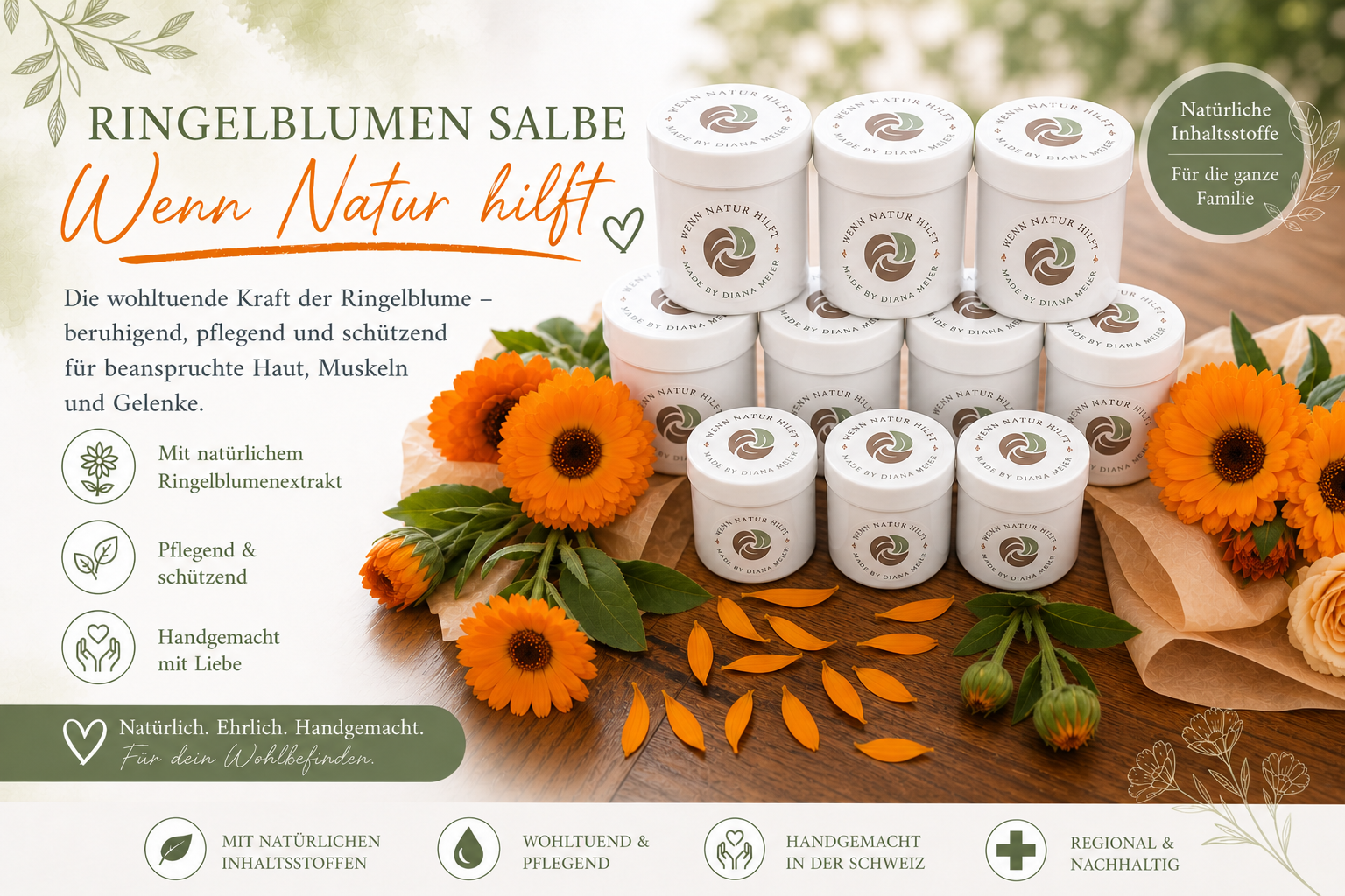 Ringelblumen-Salbe 50g: Wund- und Heilsalbe