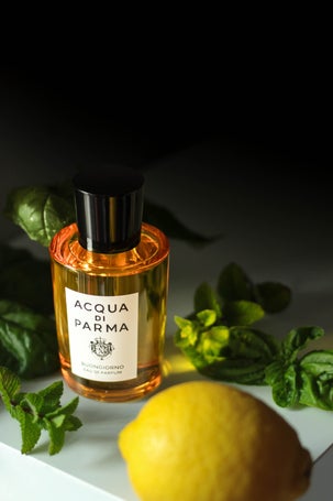 Buongiorno by Acqua di Parma surrounded by natural elements