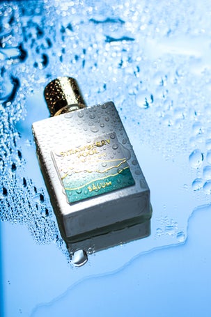 Aesthetic summer fragrance photo featuring Salum's Strawberry Pool
